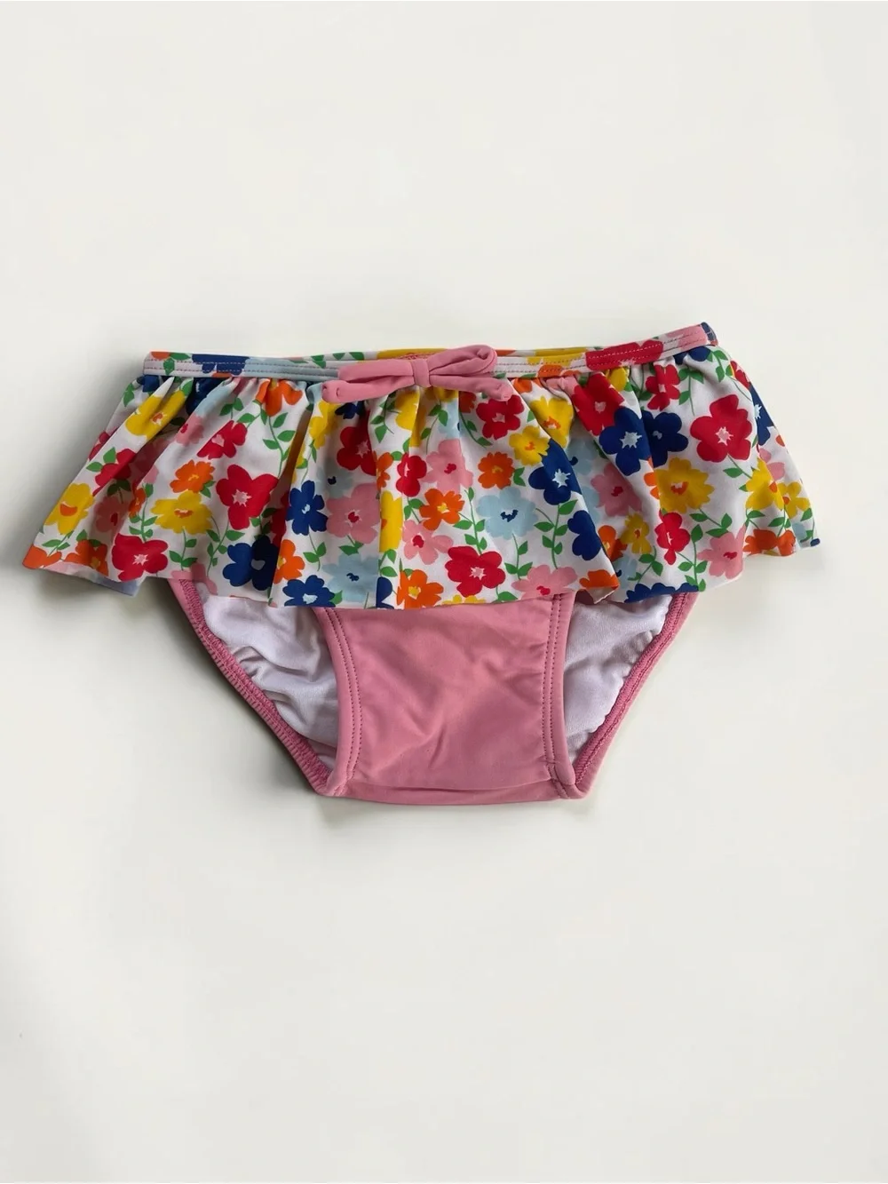 HANNA ANDERSSON VGUC Colorful Floral Ruffle 2PC Swimsuit